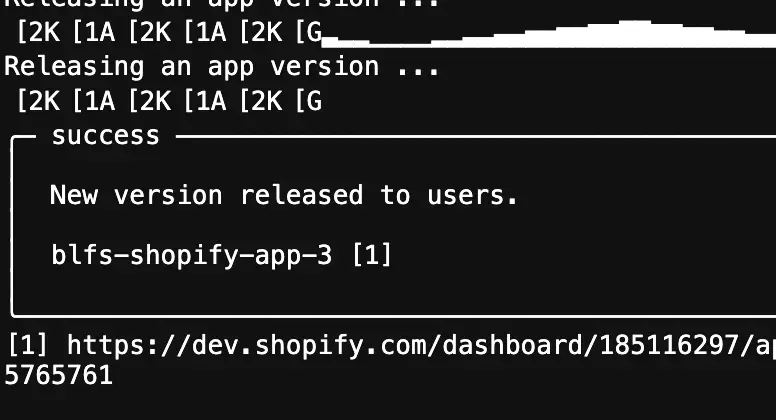 Deploy successfull (2/2)