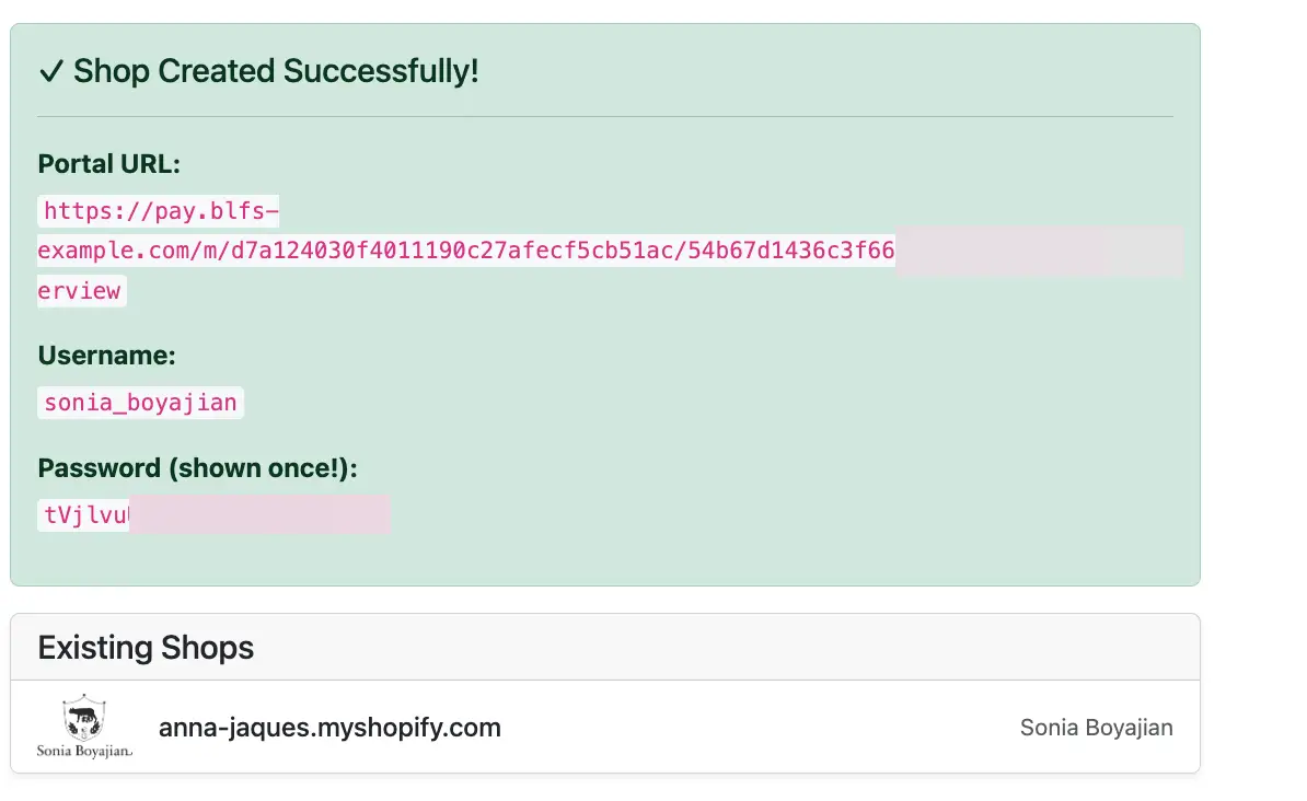 BLFS developer portal, fully populated