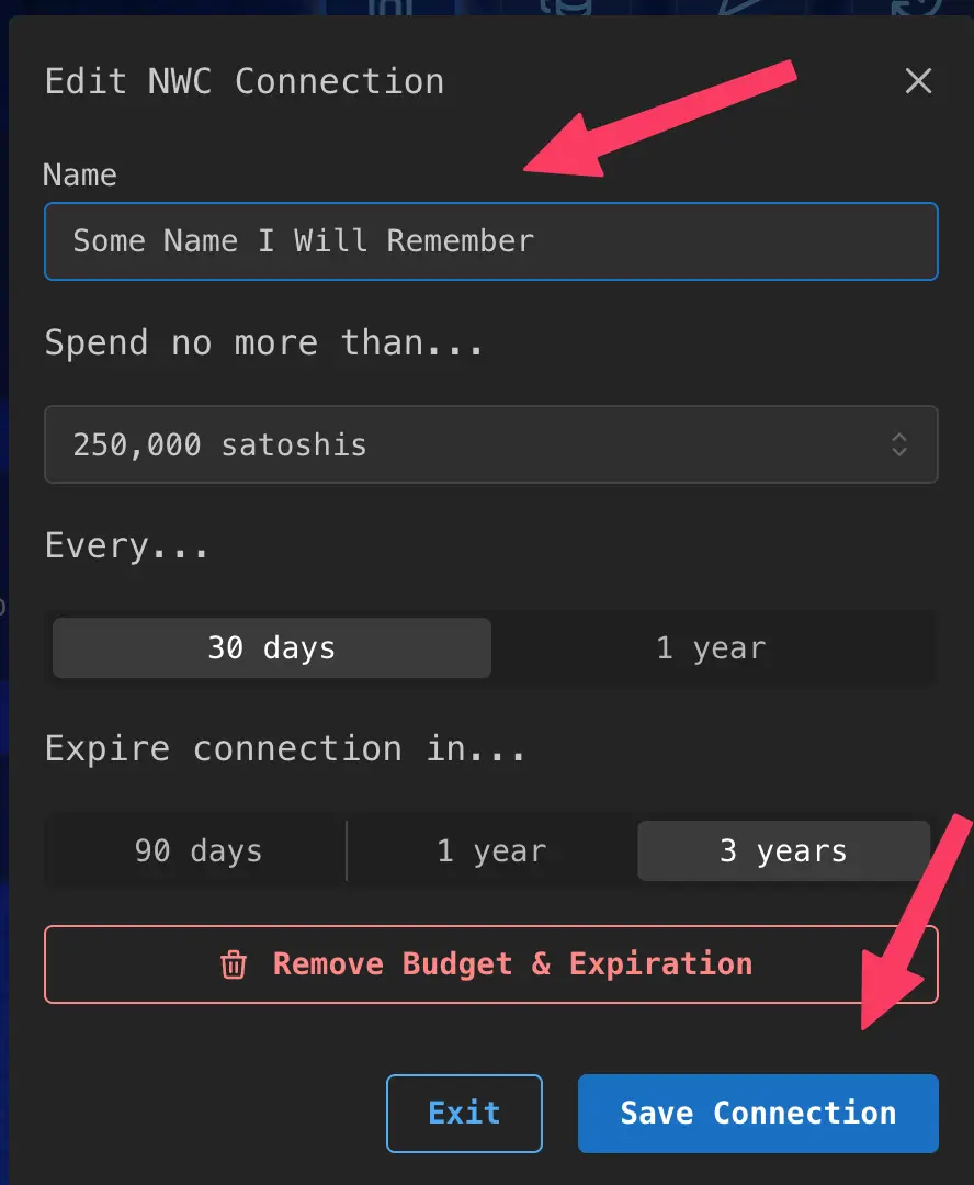 Give your NWC code a unique, memorable name