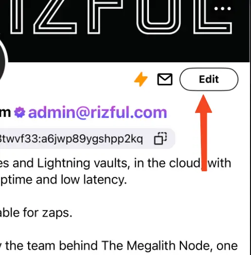'Edit' your profile in Damus