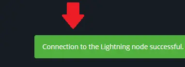 You should see that the connection was successful